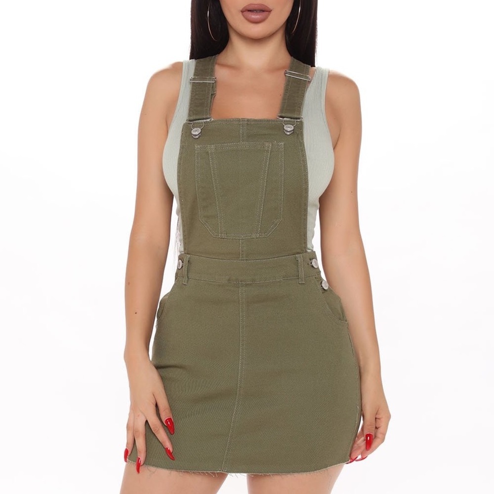 BN NWT Coverall Overall Skirt Jumper Jean Denim XS
